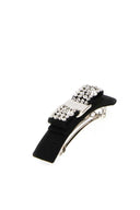 Salvatore Ferragamo Black Fabric Hair Clip