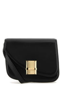 Salvatore Ferragamo Black Leather Crossbody Bag