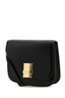 Salvatore Ferragamo Black Leather Crossbody Bag