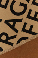 Salvatore Ferragamo Embroidered Wool Blend Reversible Scarf