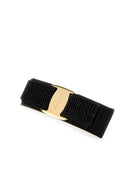 Salvatore Ferragamo Black Fabric Clip