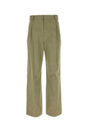 Pantino di cotone verde di Loewe Army