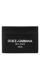 Dolce & Gabbana Black Leather Card Holder