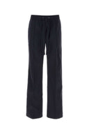 Pantalón de nylon azul marino de dolce & gabbana azul marino