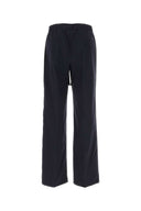 Pantalón de nylon azul marino de dolce & gabbana azul marino