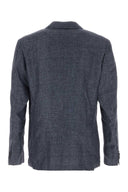 Zegna Blue Linen Blend Blazer