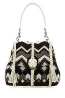 Chloe Embroidered Wool Small Penelope Handbag
