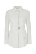 Valentino Garavani White Poplin Overcoat