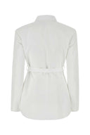 Valentino Garavani White Poplin Overcoat