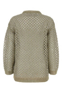 Valentino Garavani Embellished Crochet Sweater
