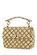 Valentino Garavani Raffia Rockstud Handbag