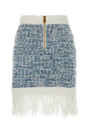 Balmain Embroidered Tweed Skirt