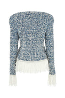 Balmain Embroidered Tweed Cardigan