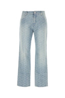 Balmain bestickte Denim -Jeans
