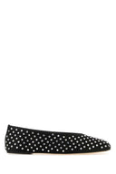 Magda Butrym Black Satin Ballerinas