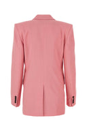Msgm Pink Stretch Viscose Blend Blazer
