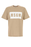 Msgm Biege Cotton Thirt