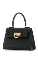 Carbotti Black Leather Greta Handbag