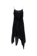 Kiko Kostadinov Black Acetate Blend Jogakbo Dress