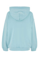 Versace Cotone azzurro di oversize felpa
