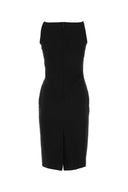 Versace Black Stretch Viskose Kleid