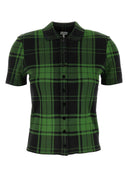 Loewe Embroidered Stretch Silk Blend Shirt