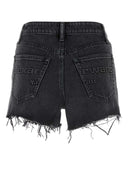 Pantaloncini di jeans neri di Alexander Wang