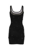 Alexander Wang Black Mesh Mini Kleid