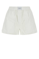 T By Alexander Wang White Cotton Shorts