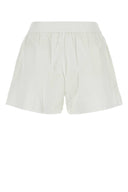 T By Alexander Wang White Cotton Shorts