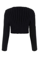 T von Alexander Wang Black Stretch Nylonpullover