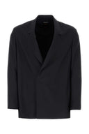 Zegna Black Silk Blazer