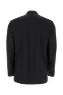 Zegna Black Silk Blazer