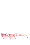 Gucci roze acetaat zonnebril