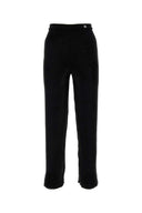 Pantalón de mezcla de viscosa negra de Gucci