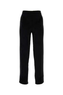 Pantalón de mezcla de viscosa negra de Gucci