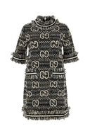 Gucci Embroidered Bouclã© Mini Dress