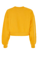 Sudadera de algodón amarillo de Gucci