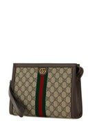 Gucci Printed Gg Supreme Fabric Ophidia Clutch