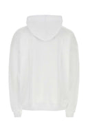 Dsquared weißes Baumwoll -Sweatshirt