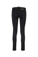 Dsquared Black Stretch Denim Jennifer Jeans