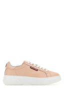 Dsquared hellrosa Leder -Stoßfänger Sneakers