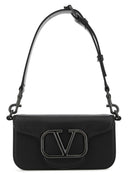 Valentino Garavani en cuir noir Locã² Sac à bandoulière