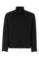 Valentino Garavani Black Satin Sweatshirt
