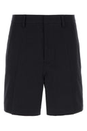 Valentino Garavani Midnight Blue Stretch Cotton Bermuda Shorts