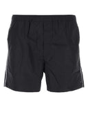 Valentino Garavani Midnight Blue Nylon Shimts Shorts