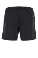 Valentino Garavani Midnight Blue Nylon Shimts Shorts