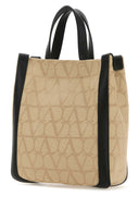 Valentino Garavani Beige Toile Iconographe Shopping Bag