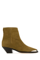 Isabel Marant Beige Wildleder Adnae Knöchelstiefel