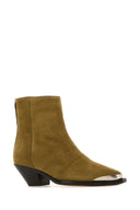 Isabel Marant Beige Wildleder Adnae Knöchelstiefel